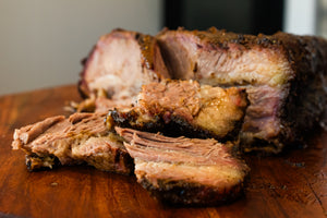 Smokin H's Oakwood Seasond smoked brisket by the pound