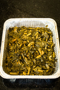 Oakwood smoked collard greens